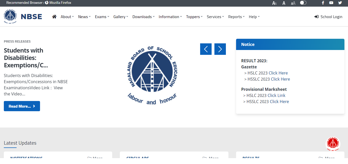 Nagaland Hslc Time Table 2025 [nbsenl.edu.in Class 10 Calendar]